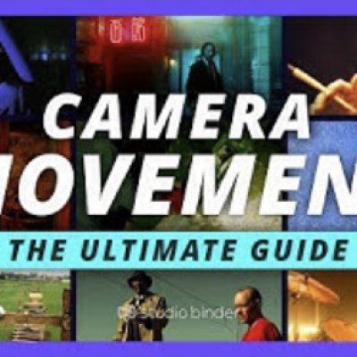 camera movement, studio binder