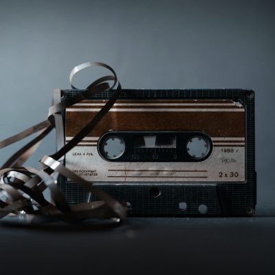 cassette tape unwound