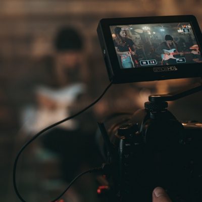 guitar music video camera